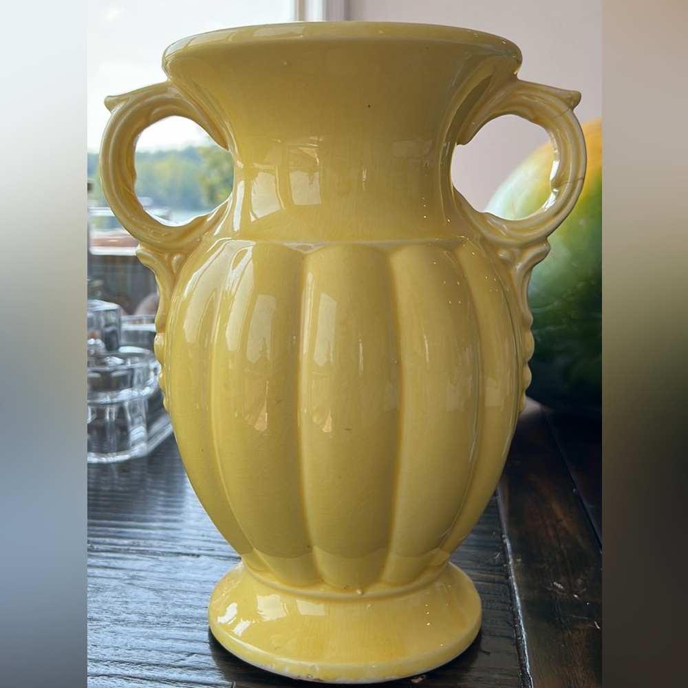 Vintage McCoy USA pottery vase